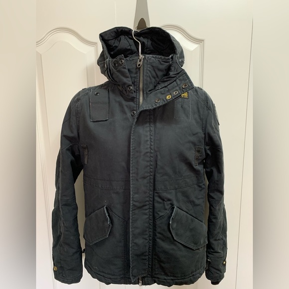 GSTAR RAW 3301 Black Hooded Jacket - Picture 16 of 16
